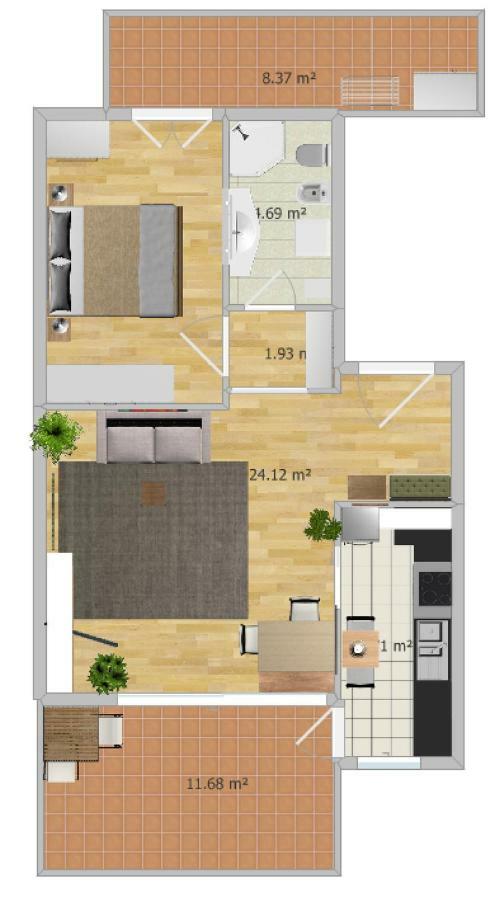 Appartment Trojer Мерано Экстерьер фото